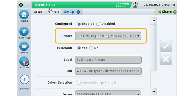 TSN TLS-450 Printer